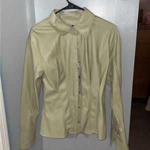 Zara Light Pleather Jacket